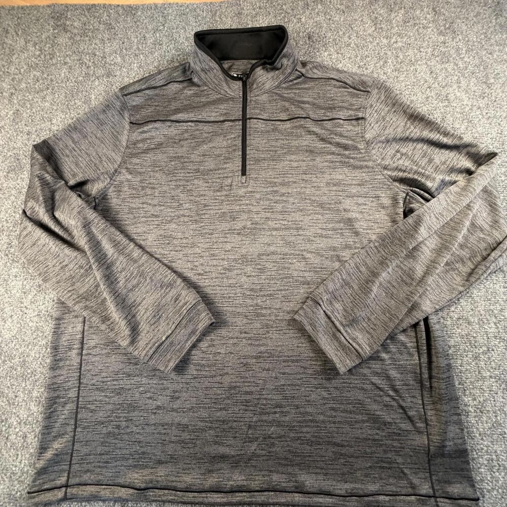 Pebble Beach Men's Gray Long Sleeve Performance Pullover XXL #1448